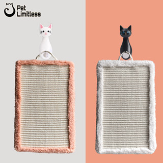 Bàn cào móng cho mèo có dây treo tường tiện lợi cho thú cưng