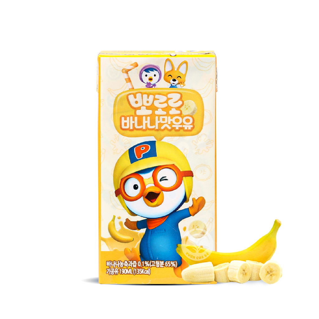 Sữa dinh dưỡng Pororo Vị chuối 190ml