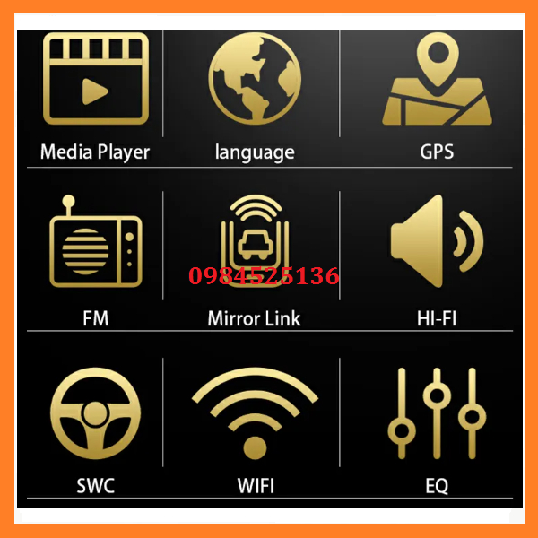 Màn hình dvd android cho ô tô 7inch kết nối wifi, tích hợp vô lăng, ra lệnh giọng nói, dvd ô tô.