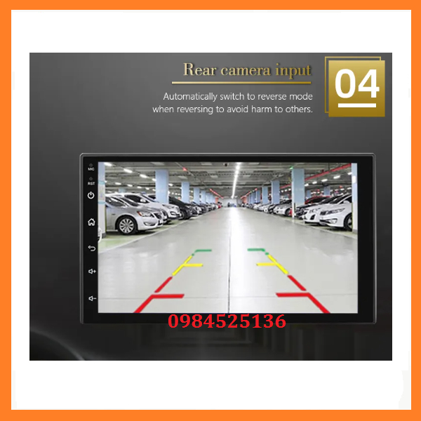 Màn hình dvd android cho ô tô 7inch kết nối wifi, tích hợp vô lăng, ra lệnh giọng nói, dvd ô tô.