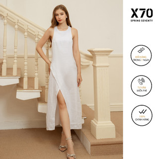 Đầm Nữ Xẻ Tà Vai Đan Chéo Kiểu Sau Lưng Nữ Tính - 00880015 00880023