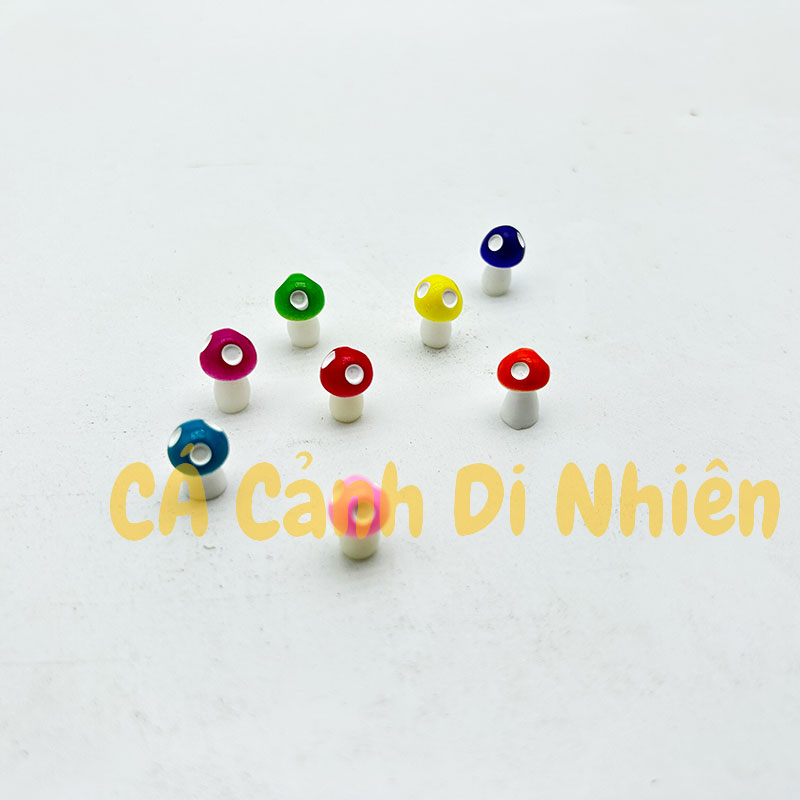 Tiểu cảnh mô hình cây nấm ốm mini trang trí hồ cá Terrarium