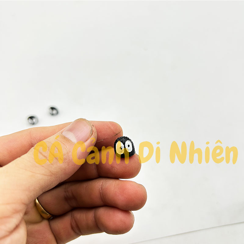 Tiểu cảnh mô hình tiểu hắc Susuwatari mini trang trí hồ cá Terrarium 1 con