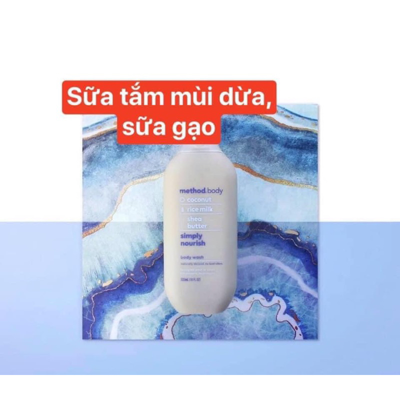 Sữa tắm Method body