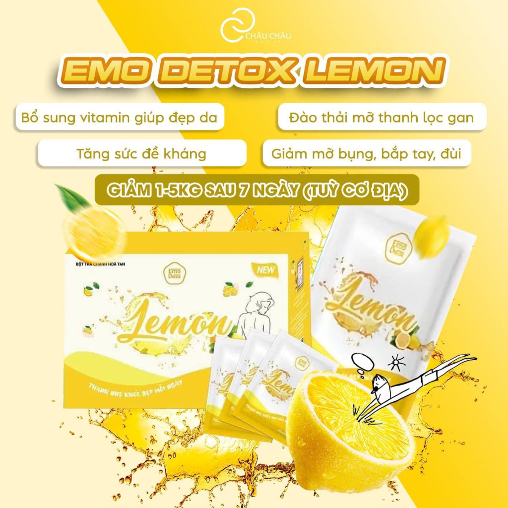 EMODETOX VỊ CHANH
