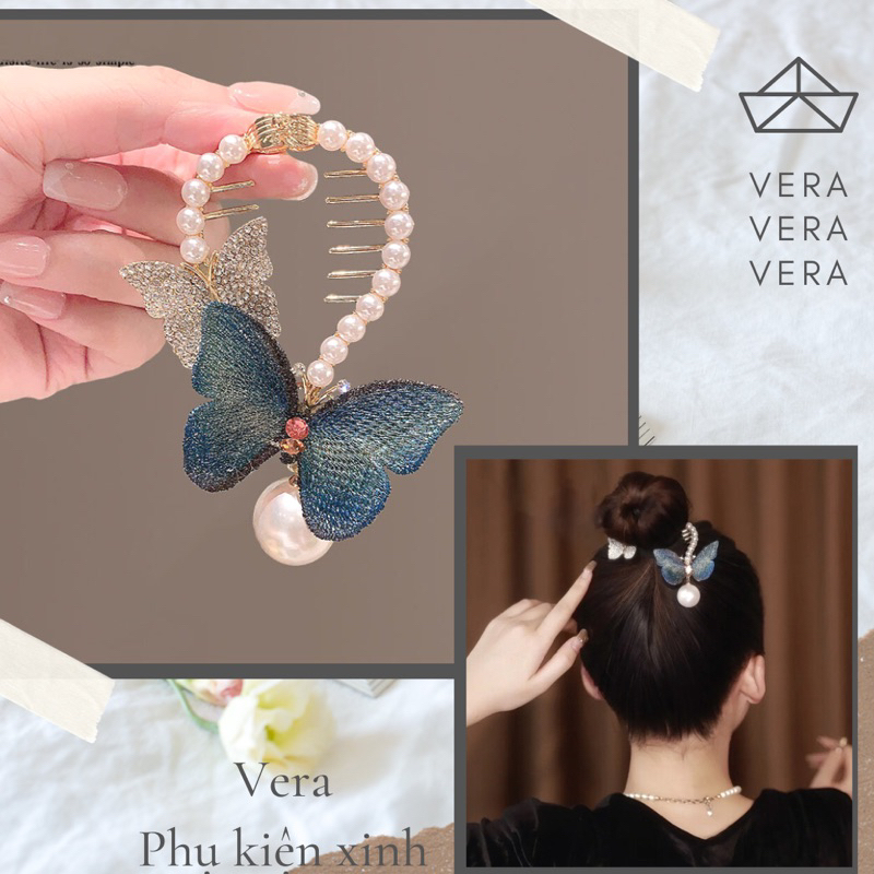 Kẹp càng cua, kẹp tóc tiểu thư hàn quốc.
