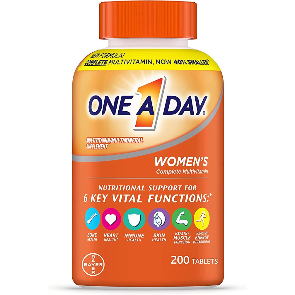 Vitamin Tổng Hợp One A Day Dành Cho Nữ Giới Dưới 50 Tuổi _200 Viên-Hàng Mỹ chính hãng