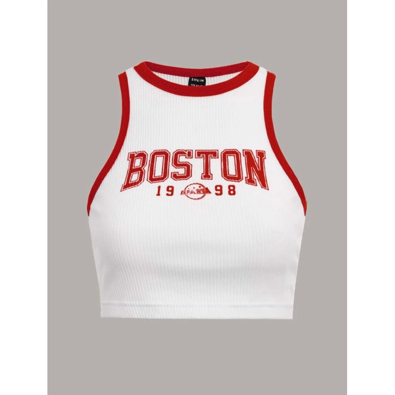 Áo Ba Lỗ Coptop Hoạ Tiết Boston