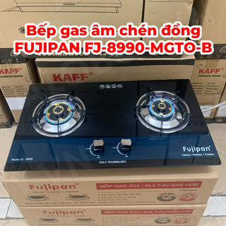 Bếp ga âm fujipan fj-8990-mgto-b - đánh lửa magneto tự động, chén đồng nguyên khối