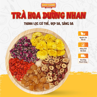 Trà dưỡng nhan 5 vị thanh lọc cơ thể đẹp da thảo mộc hữu cơ