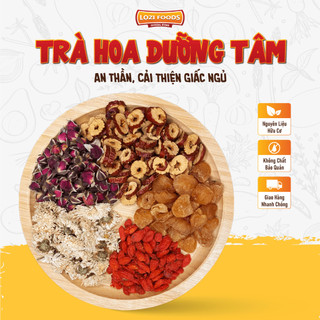 Trà dưỡng tâm an thần cải thiện giấc ngủ thảo mộc hữu cơ