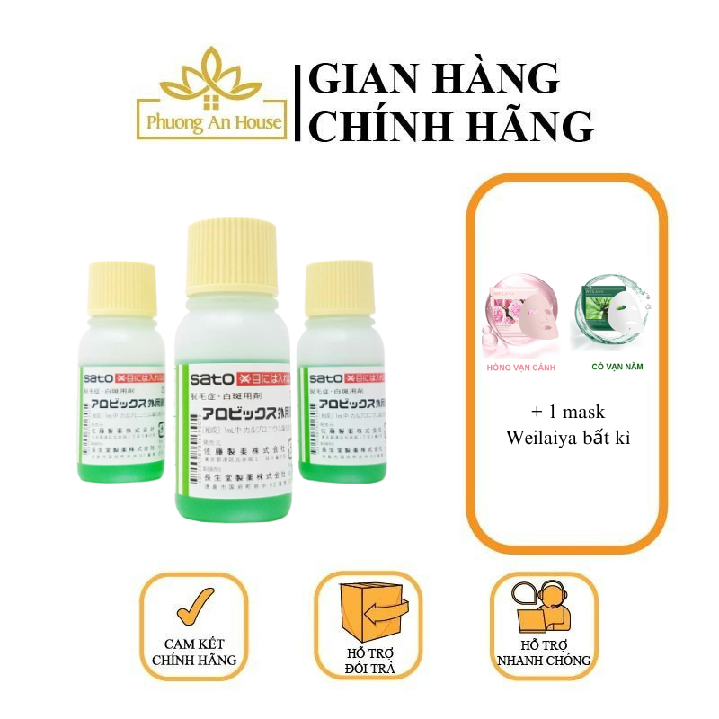 Tinh chất Sato Arovics kích thích mọc tóc ngăn rụng tóc