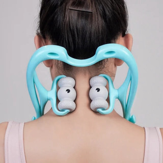 Dụng Cụ Massage Cổ Vai Gáy Cầm Tay 6 Bánh Lăn Và Toàn Thân Cầm Tay Tại Nhà Giúp Đả Thông Kinh Lạc Thư Giãn