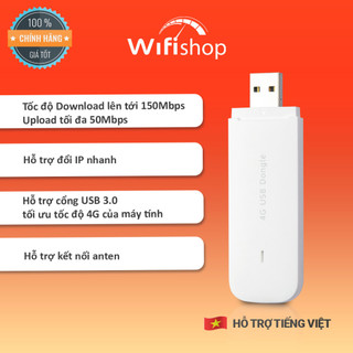 [hàng có sẵn]Usb Dcom 4G Huawei E3372 tốc độ cao 150 Mbps