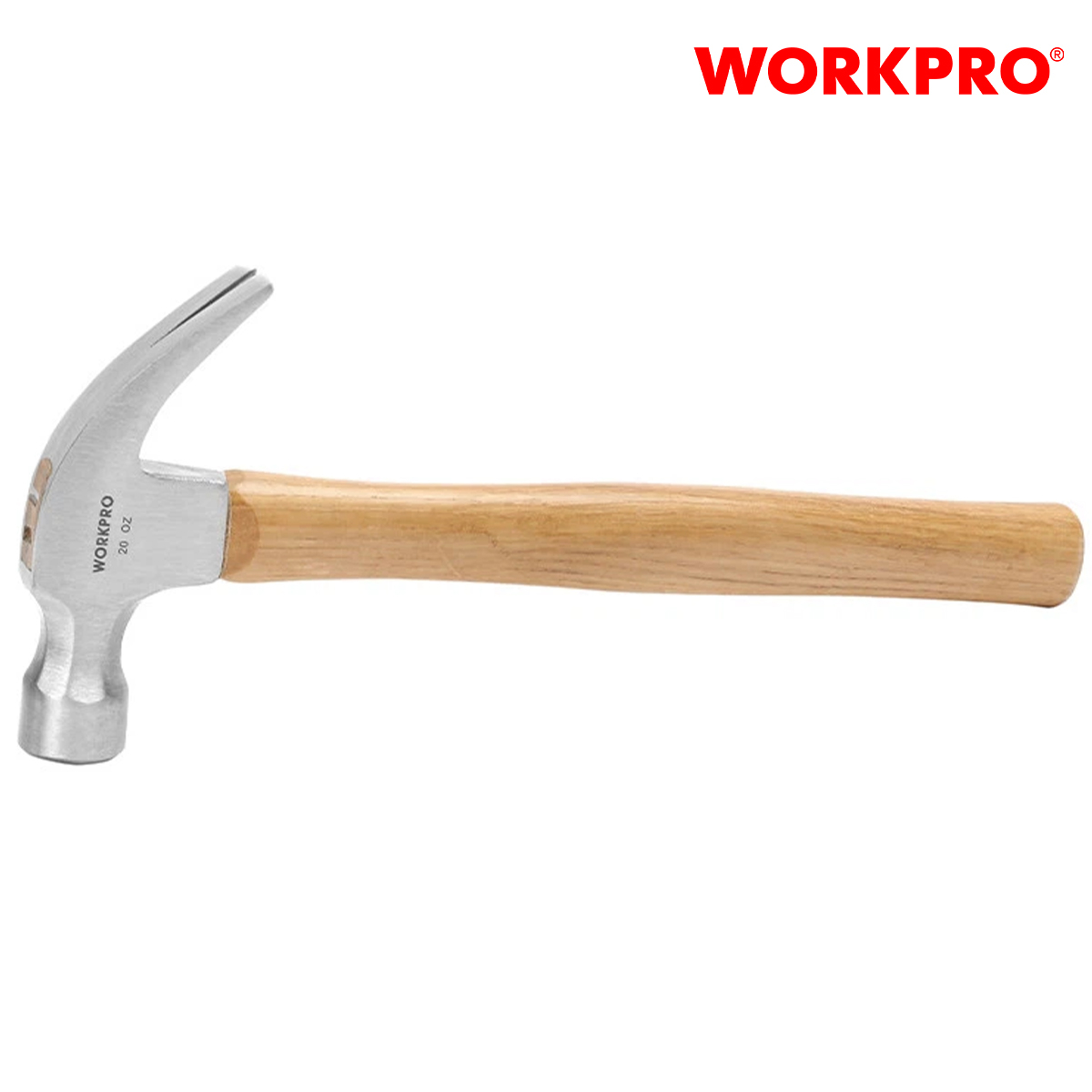Búa đóng nhổ Workpro - WP241006 450gram (16OZ), cán GỖ nhựa Chính hãng