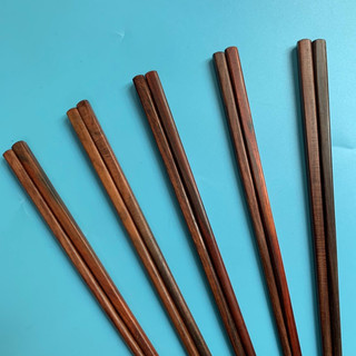 Đũa gỗ trắc đỏ trơn đẹp 23cm (Túi 5 đôi)