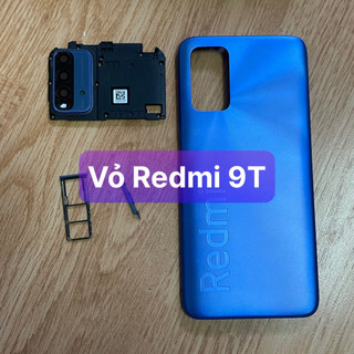 lưng vỏ xiaomi Redmi 9T ,kèm khay sim,phím âm lượng,kính camera
