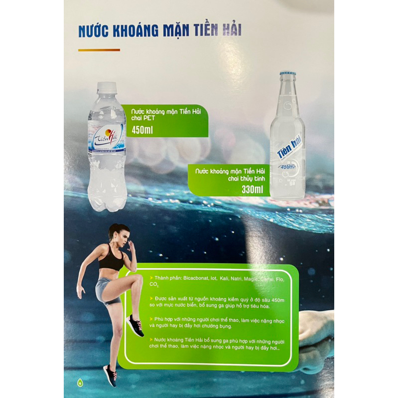 [Khoáng Mặn] Nước khoáng KIỀM Tiền Hải bổ sung ga 450ml ( 1 chai )