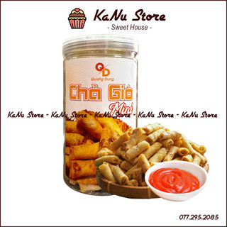 [350g] Chả giò tôm sấy ăn liền siêu ngon, chả ram tôm đất, snack bimbim, đồ ăn vặt ngon rẻ Sài Gòn