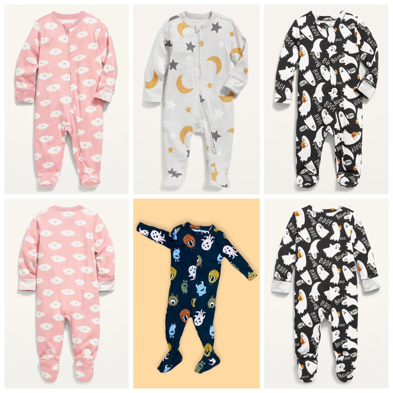 😍😍 Body dài liền vớ Oldnavy bé trai bé gái Cambo xuất xịn, size 0/3m-18/24m
