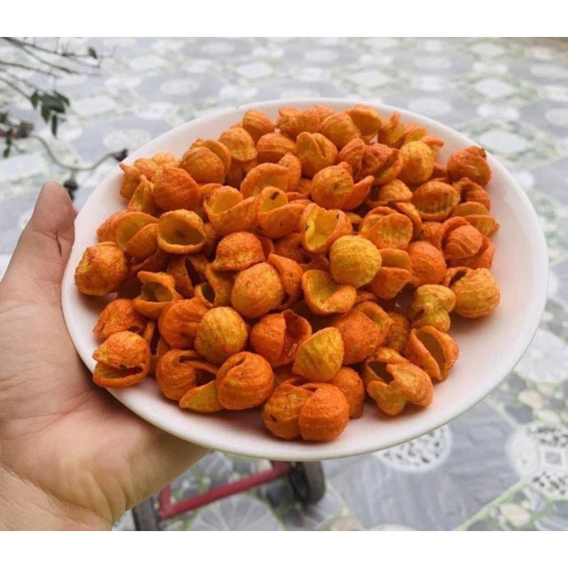 500gr bim bim sò cay, snack quẩy sò cay