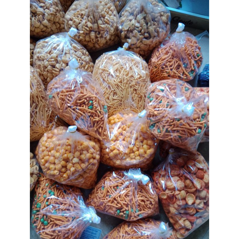 500gr bim bim nui chiên giòn, snack quẩy nui chiên giòn