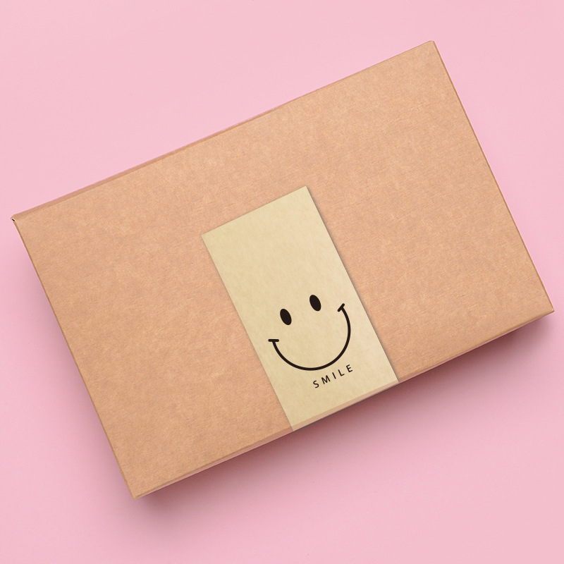 Tem cảm ơn, tem niêm phong hộp hàng, nhãn dán gói hàng đáng yêu