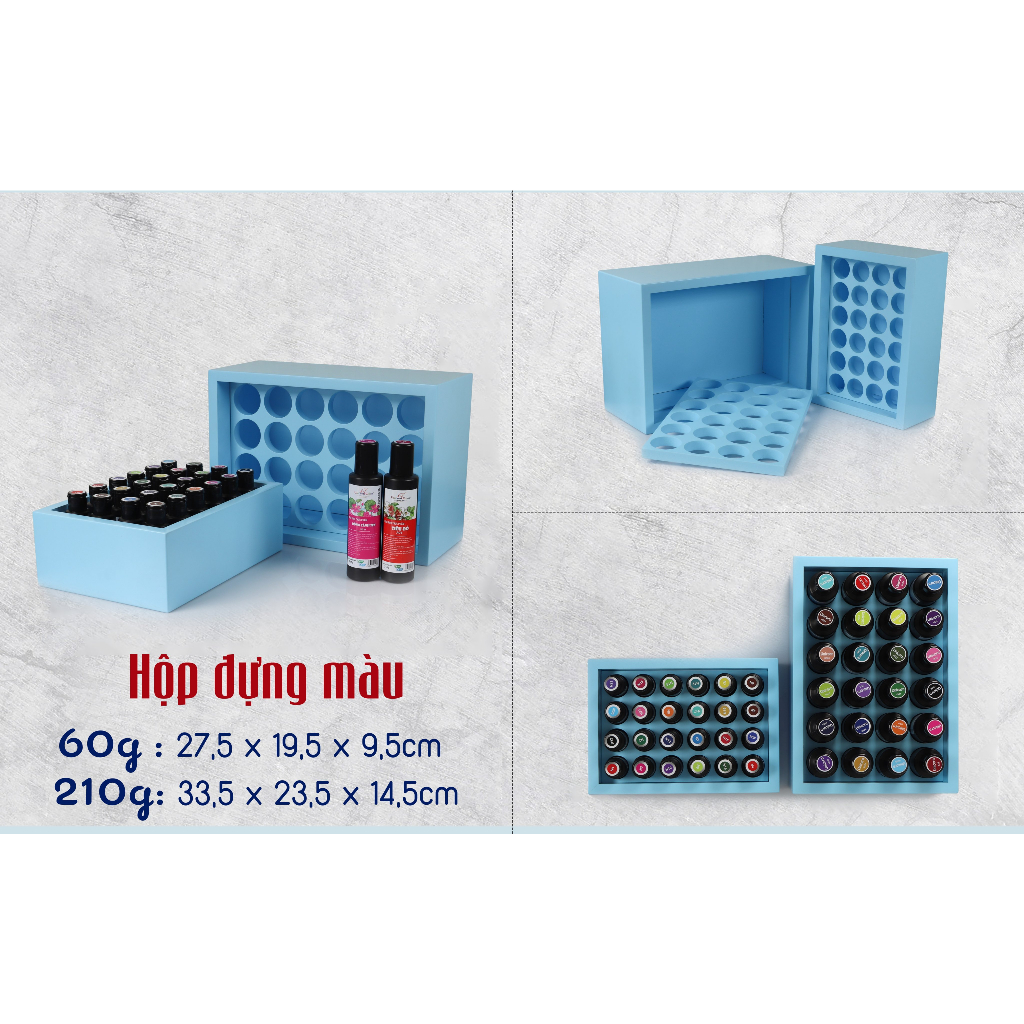 HỘP ĐỰNG MÀU UNI- 60 GRAM