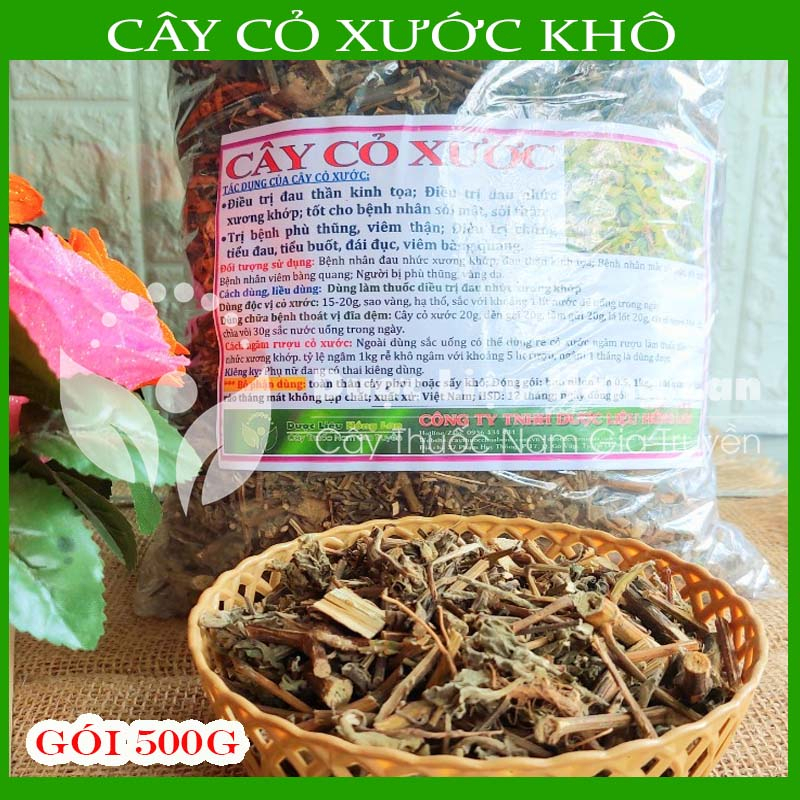 Thảo dược CÂY CỎ XƯỚC khô sạch đóng gói 500gram - congtyduoclieuhonglan