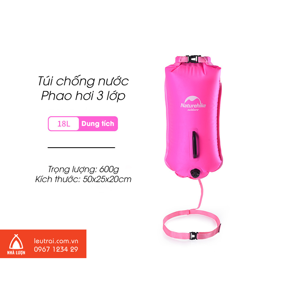 Phao bơi Naturehike NH17S001-G 28L