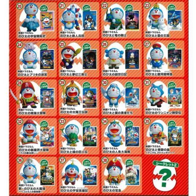 Mô hình Choco Egg Doraemon Mini Figure - Nhật Bản