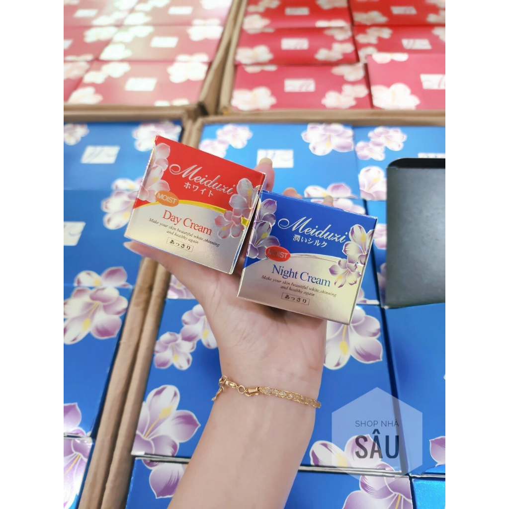 Kem face Meiduzi Nhật Bản ban ngày hộp đỏ chính hãng