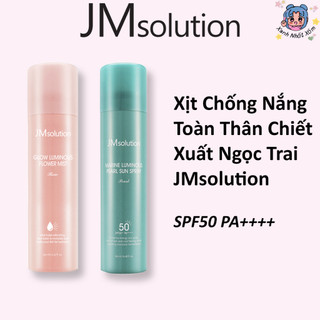Xịt Chống Nắng Toàn Thân Chiết Xuất Ngọc Trai JMsolution SPF50 PA++++ 180ml