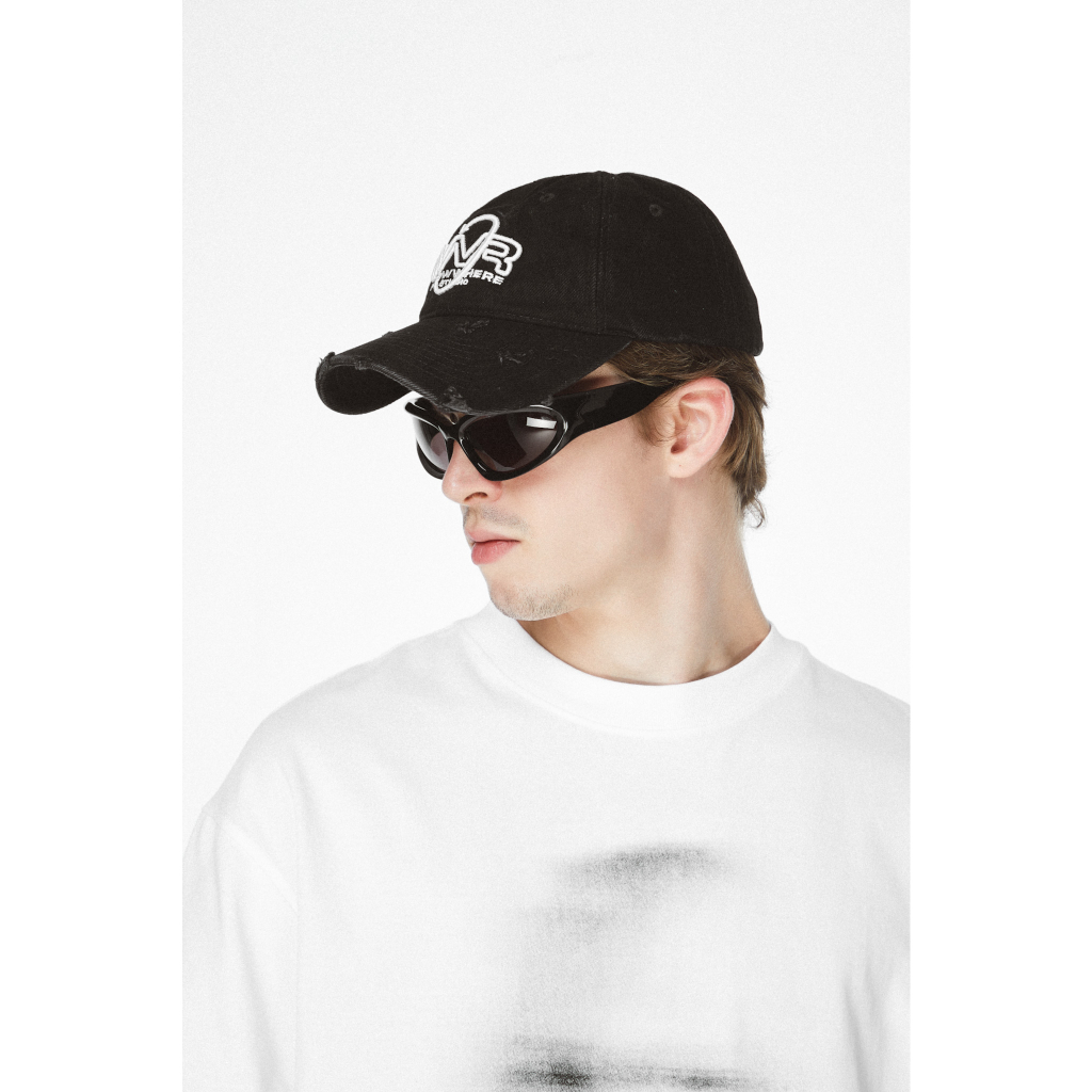 Nón Knowwhere x Maverik Distressed Vintage màu Đen