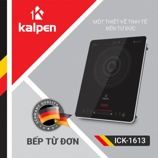 Bếp điện từ đơn cảm ứng kalpen ick-1613 2200w - tặng nồi inox 28cm - bảo hành 24 tháng