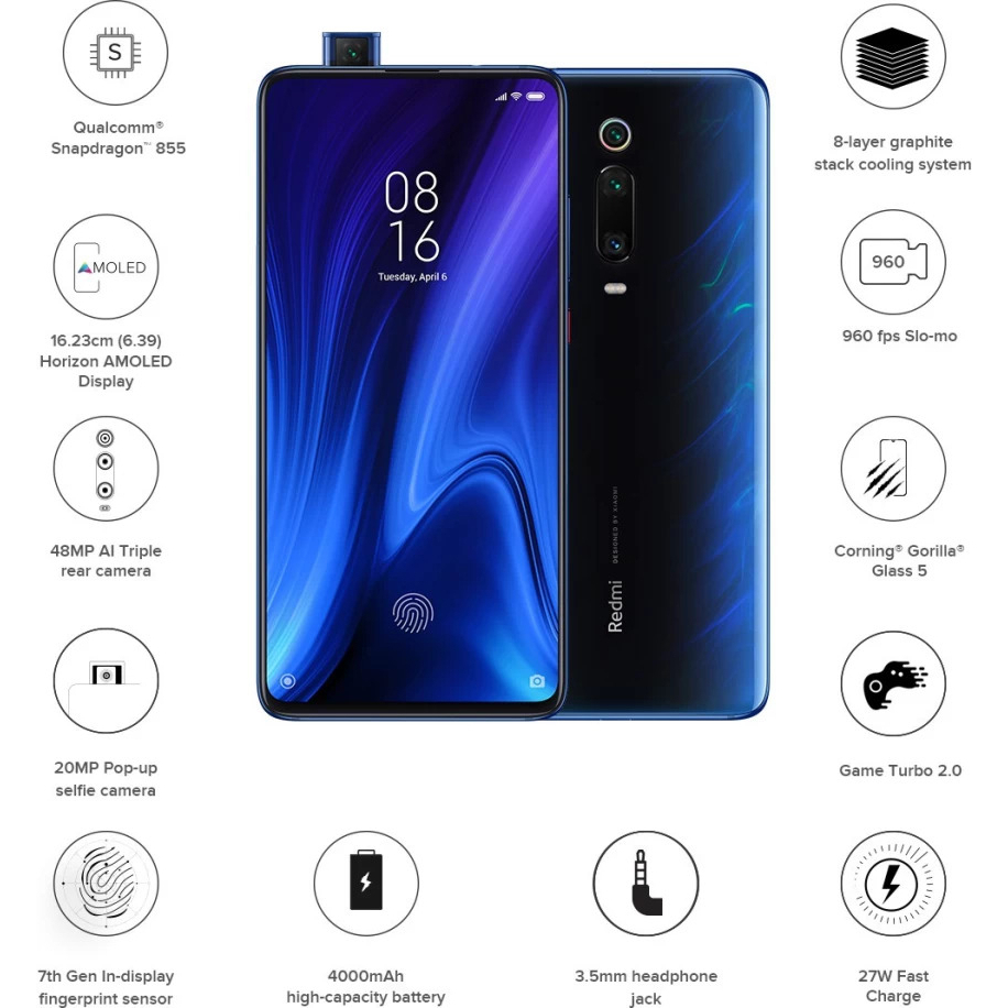Điện thoại Xiaomi Redmi K20 pro 128GB/6GB chính hãng