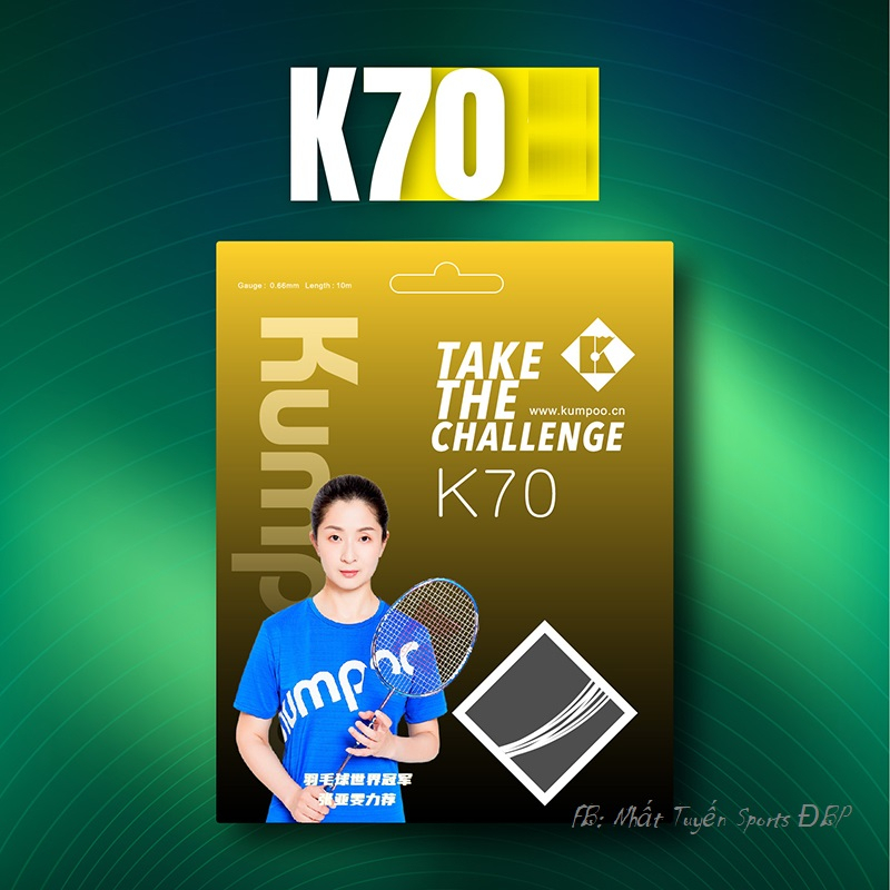 Dây cước căng vợt cầu lông Kumpoo Take The Challenge K70 (chính hãng)