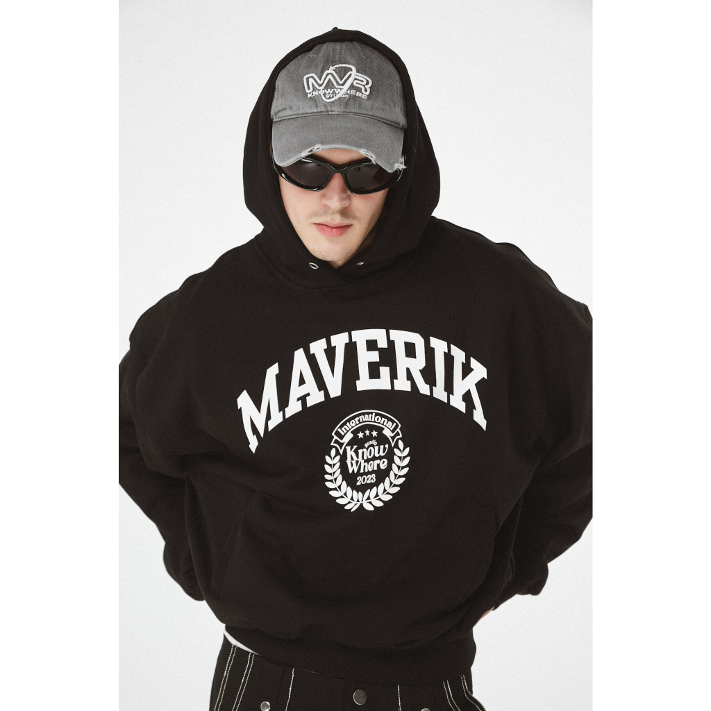 Nón Knowwhere x Maverik Distressed Vintage màu Xám