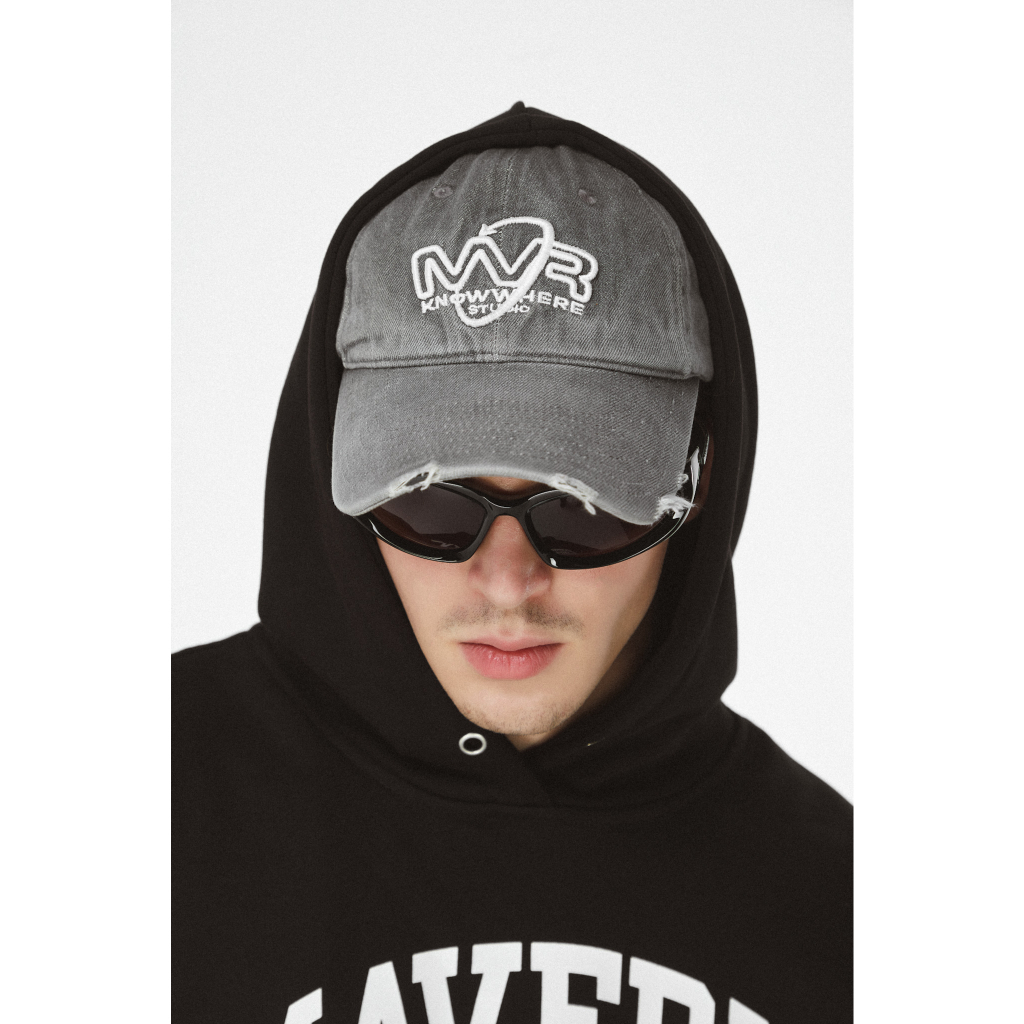 Nón Knowwhere x Maverik Distressed Vintage màu Xám