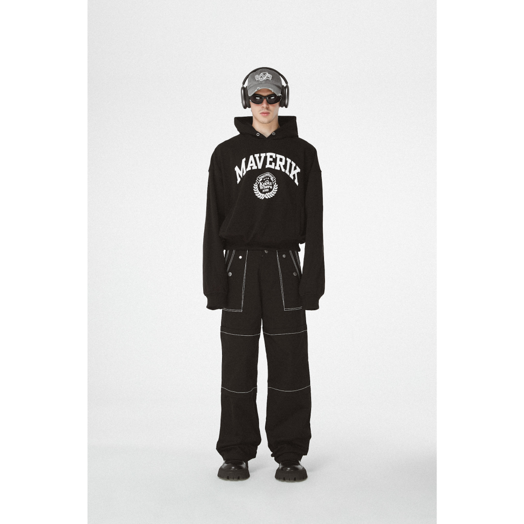 Knowwhere x Maverik Crop Basic Hoodie