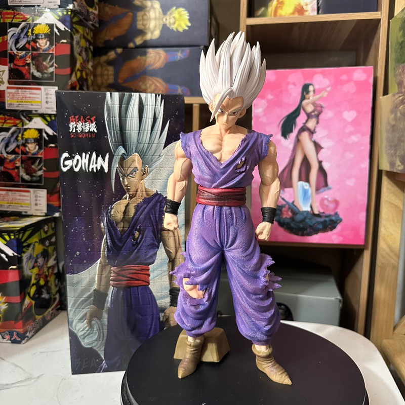 Son Gohan Beast tóc trắng đứng độc lập cao 33,5cm