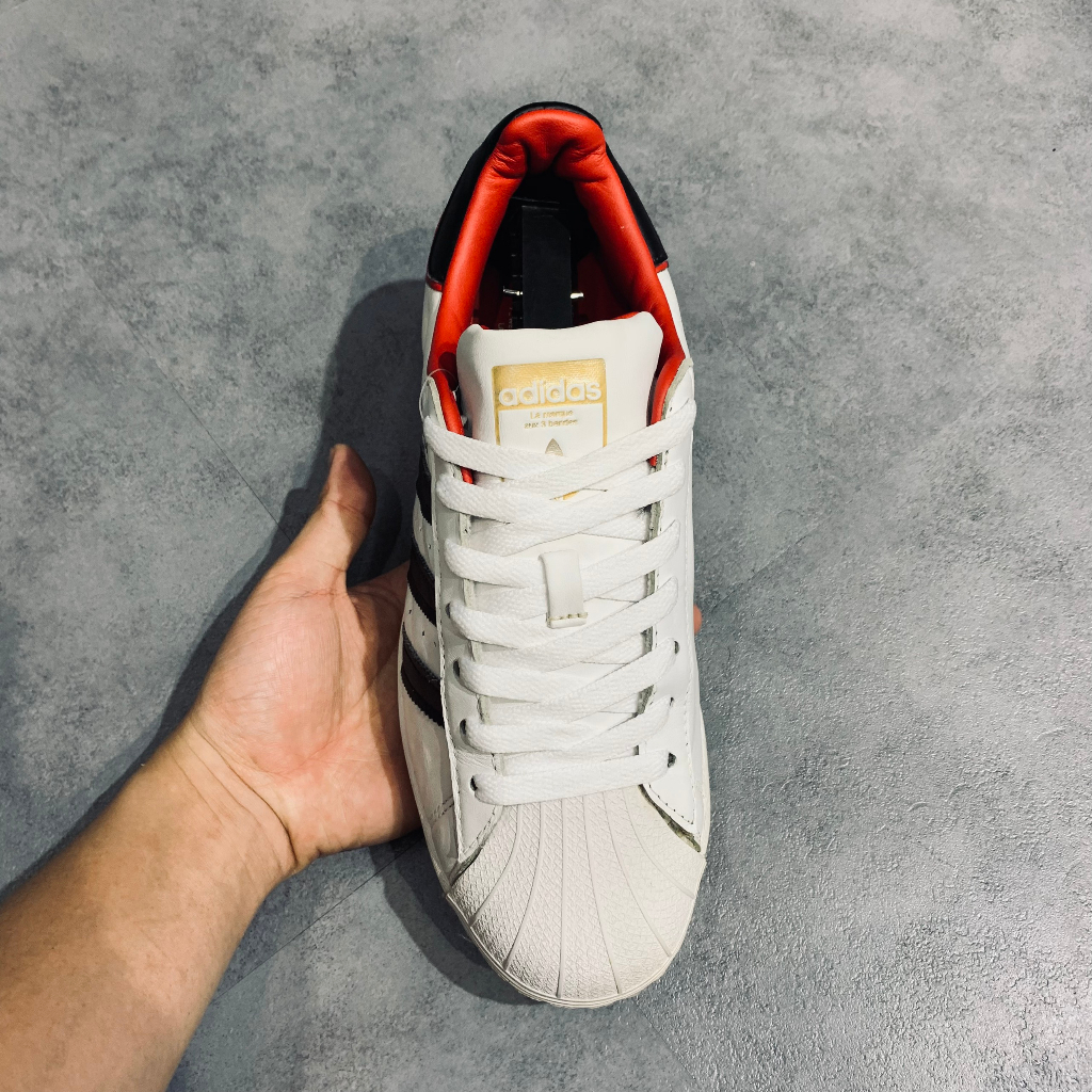 Giày 2hand adidas Superstar Valentine's Day White  FW6384 - 5993