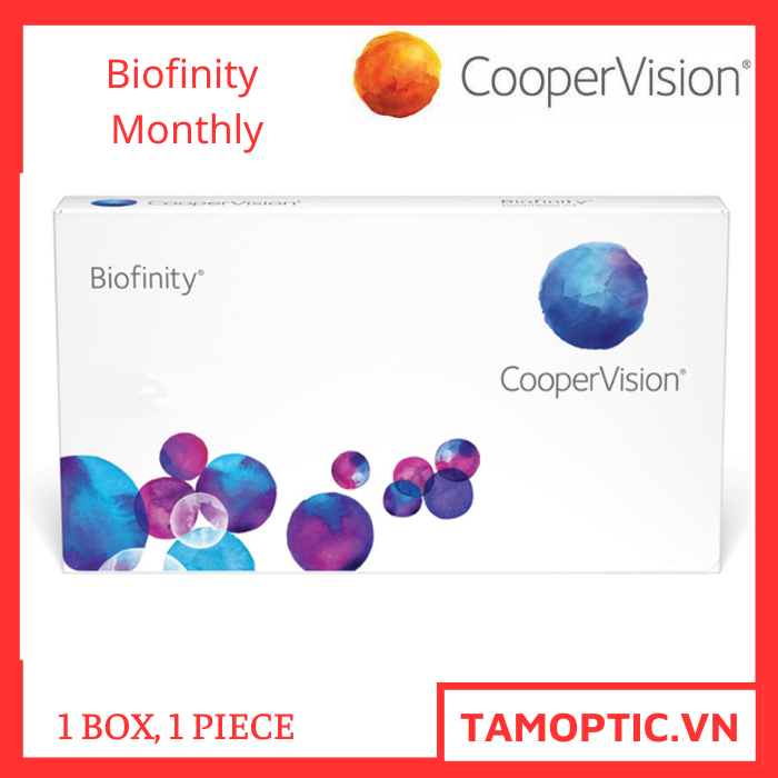 Kính áp tròng dài ngày Biofinity monthly Coopervision