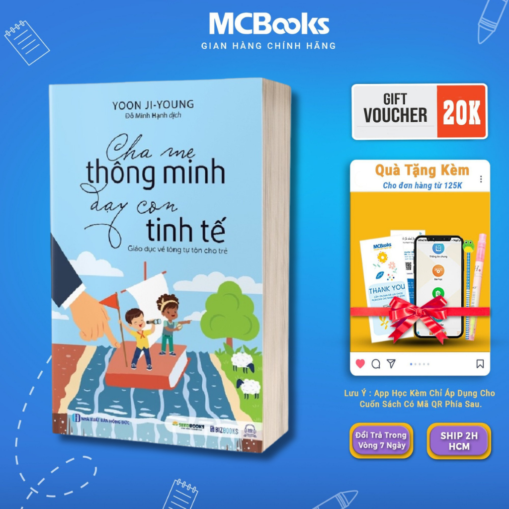 Sách - Cha mẹ thông minh dạy con tinh tế - Giáo dục về lòng tự tôn cho trẻ Mcbooks