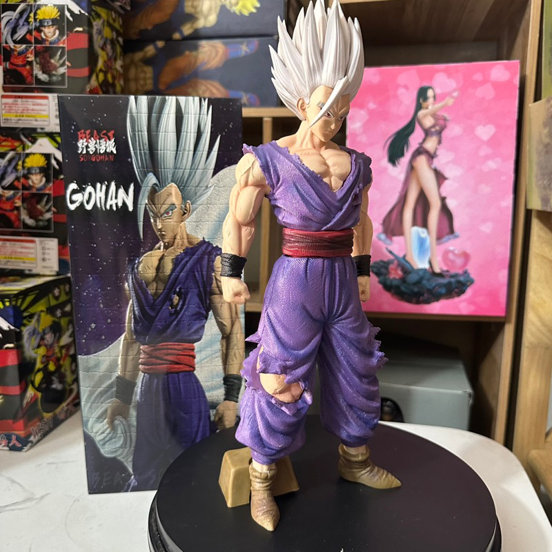 Son Gohan Beast tóc trắng đứng độc lập cao 33,5cm