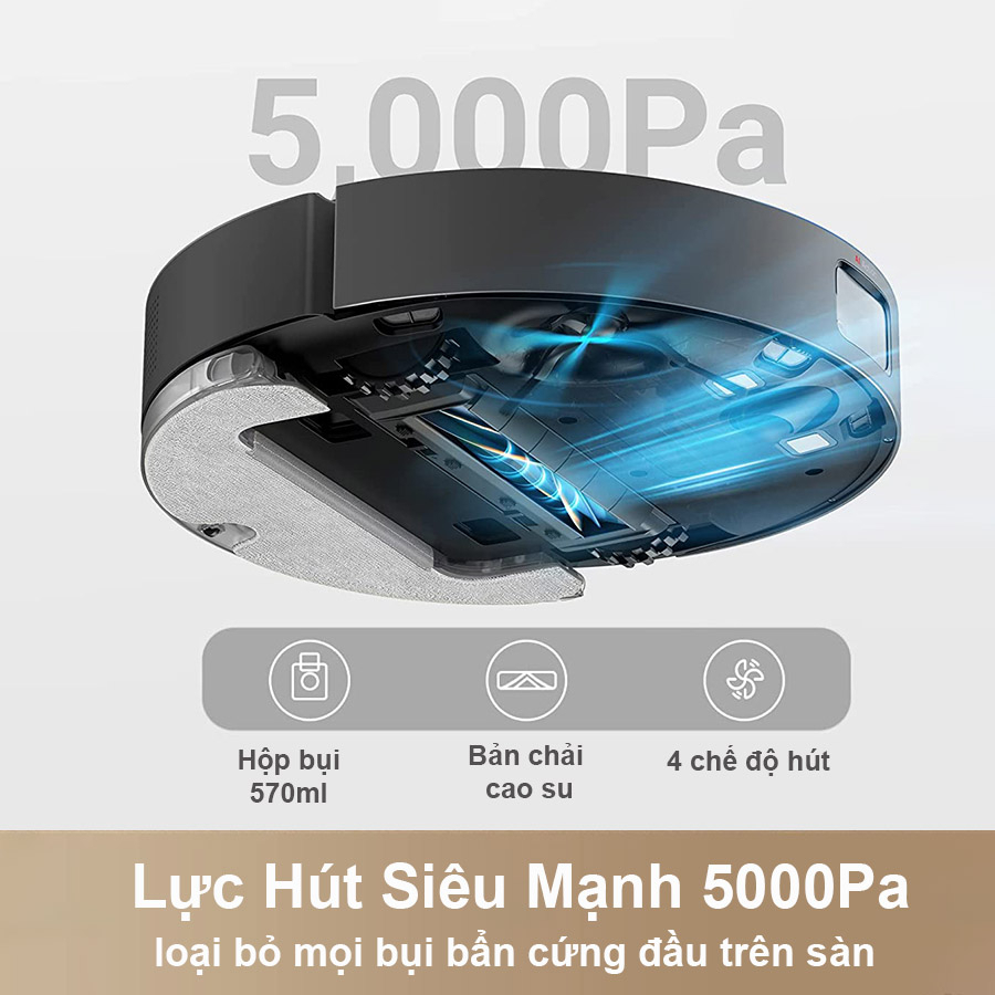 Robot Hút Bụi Lau Nhà Thông Minh Dreame D10S Plus – Hàng chính hãng - Bảo hành 12 tháng