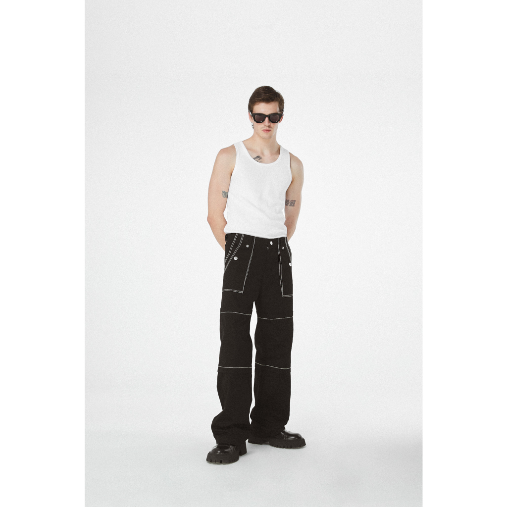 Quần Kaki Work Knowwhere x Maverik màu Đen