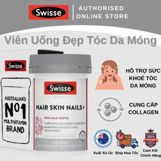 Swisse Beauty Hair Skin Nails+ - Viên Uống Đẹp Tóc Da Móng - 60/100 Viên
