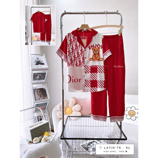 Bigsize Đồ Bộ Mặc Nhà Pijama BOO Lụa Latin/ Lụa Mango TNQD XL(60-75kg)