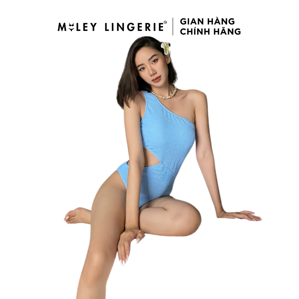 [QUÀ TẶNG 70] Bộ Đồ Bơi Một Mảnh Thun Lạnh Co Giãn Đa Chiều Blue Eyes Miley Lingeire